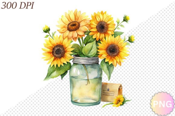 Download Watercolor Sunflower PNG Clipart - Png Collection