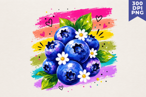 Download Watercolor Blueberry Clipart PNG,Blueber - Png Collection