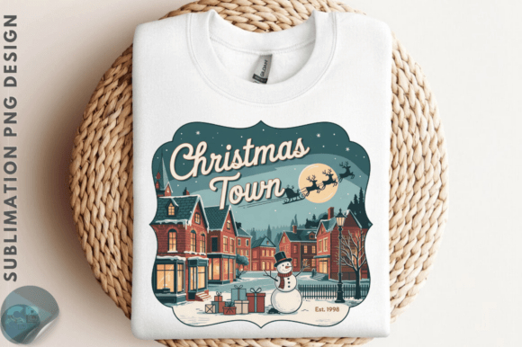 Download Christmas Town PNG Design - Png Collection