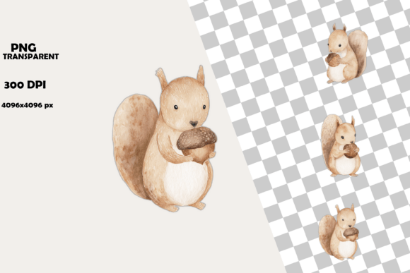 Download St. Patrick’s Day Squirrel Acorn Clipart - Squirrel Collection