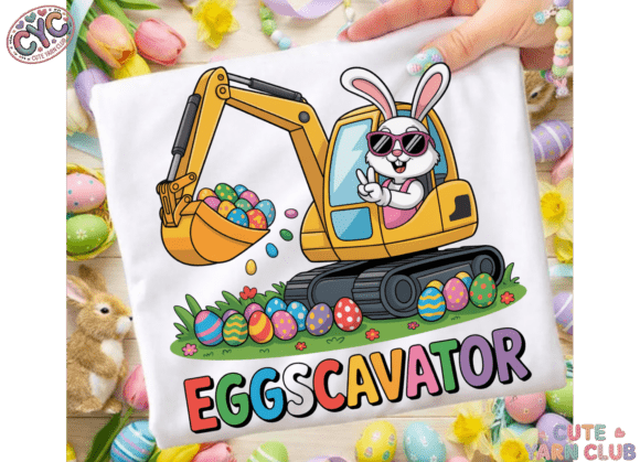 Download Eggscavator Bunny PNG, Easter Png - Png Collection