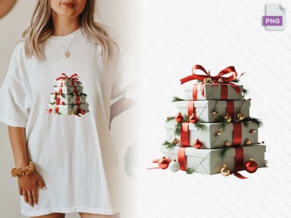 Download Christmas Gift Stack Png - Png Collection