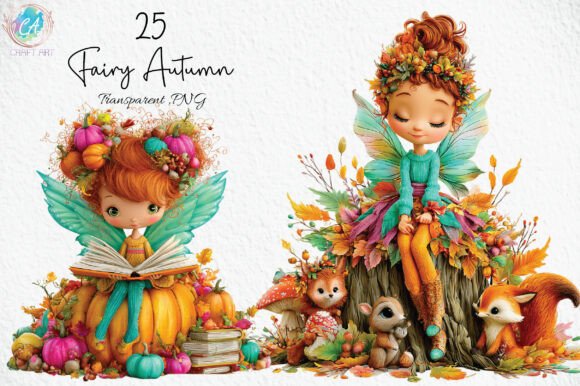 Download Fairy Autumn Clipart PNG - Png Collection