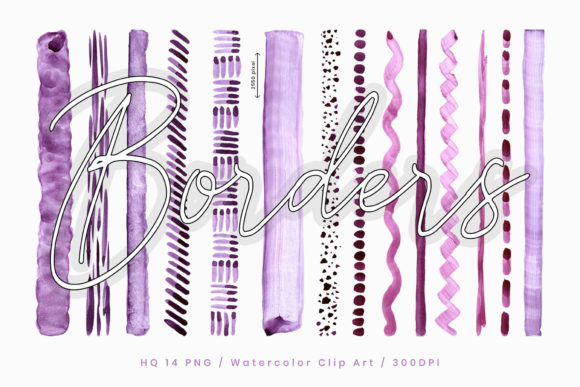 Download Watercolor Borders 14 PNG Clip Art - Png Collection
