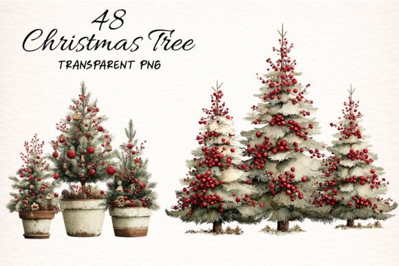 Download Watercolor Christmas Tree Clipart - Christmas tree clipart Collection