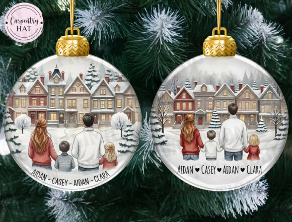 Download Family Christmas Ornament PNG - Png Collection