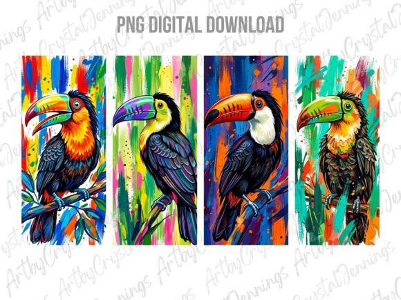 Download Colorful Tropical Toucan Bird PNG - Png Collection