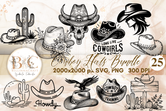 Download Cowboy Hats SVG PNG Bundle - Png Collection
