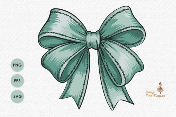 Download Elegant Green Bow Clipart PNG SVG - Png Collection