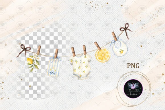 Download Lemon Baby Clothesline PNG - Png Collection