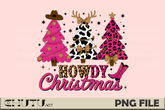 Download Howdy Christmas PNG - Glam Cowgirl Trees - Png Collection