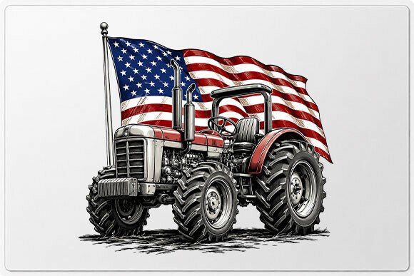 Download Patriotic Farm Tractor PNG - Png Collection