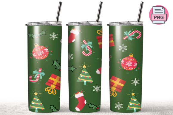 Download 20 Oz Skinny Tumbler Christmas Decor PNG - Png Collection