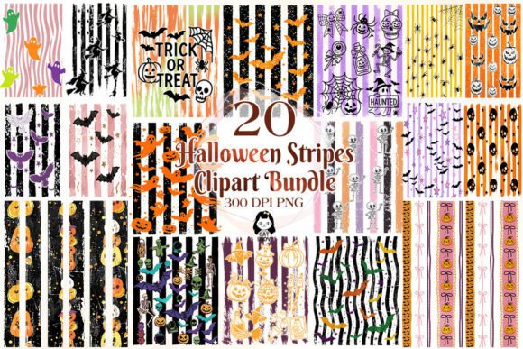Download Halloween Stripes Fall Clipart PNG - Png Collection