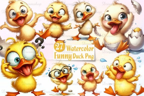 Download Funny Cute Duck Clipart Bird Clipart Png - Png Collection