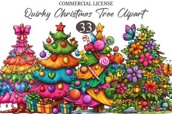 Download Quirky Christmas Tree Clipart - Christmas tree clipart Collection