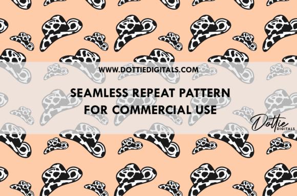 Download Peach Cowgirl Hats Seamless Pattern PNG - Png Collection