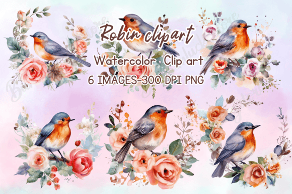 Download Robin Bird Clipart, Watercolor Bird Png - Png Collection