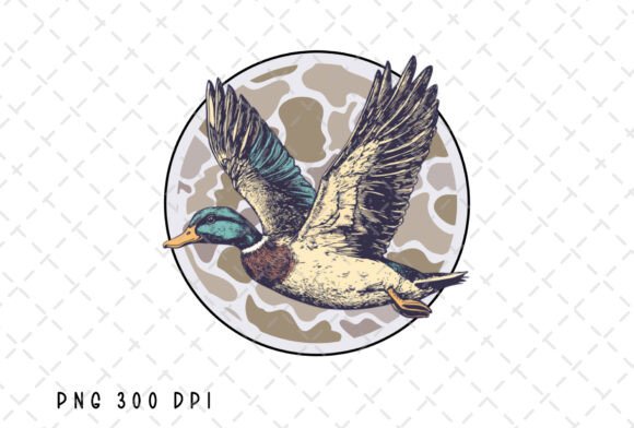 Download Camo Flying Mallard Duck Hunting PNG - Png Collection
