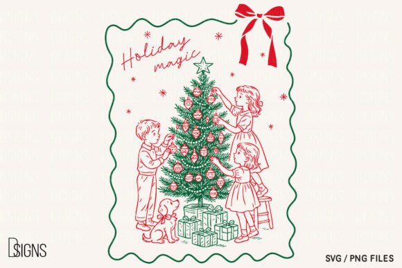 Download Christmas Tree Svg Holiday Line Art Png - Png Collection