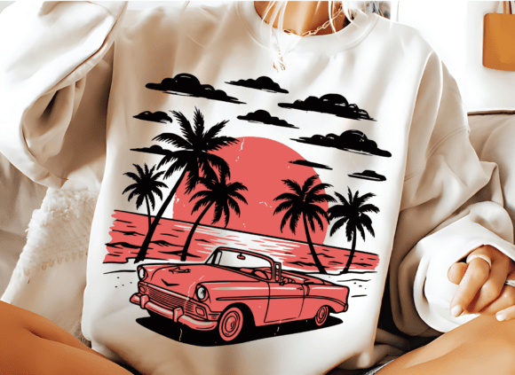 Download Retro Summer Png,Vintage Summer Beach - Png Collection