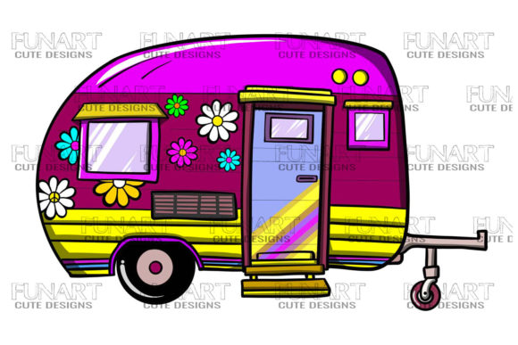 Download Camping Caravan , Wildlife Clipart, Png - Png Collection