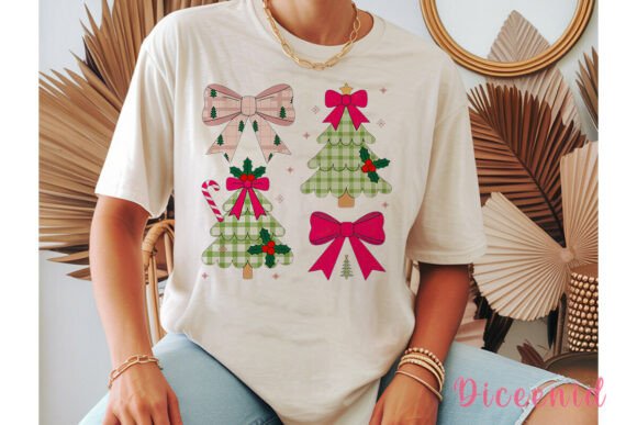 Download Pastel Plaid Christmas Elements PNG - Png Collection