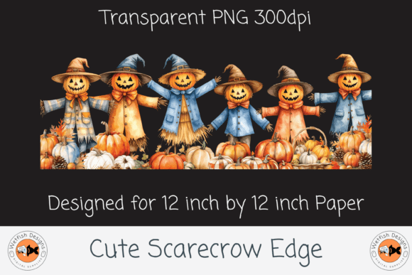 Download Cute Scarecrow Halloween Edge - Cute scarecrow Collection