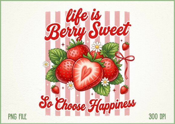 Download Life is Berry Sweet Strawberry PNG - Png Collection