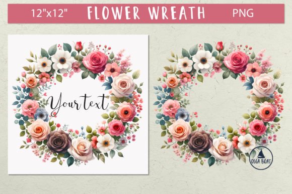 Download Floral Wreath Clipart| Watercolor Wreath - Watercolor wreath Collection