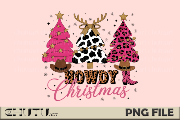Download Howdy Christmas PNG - Pink Western Trees - Png Collection