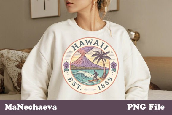Download Hawaii USA Stamp Sublimation PNG - Png Collection