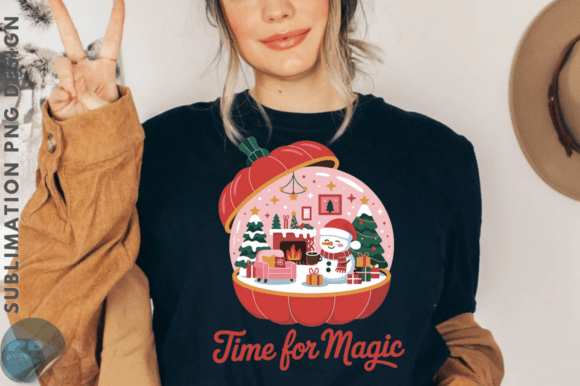 Download Time for Magic Christmas PNG Design - Png Collection