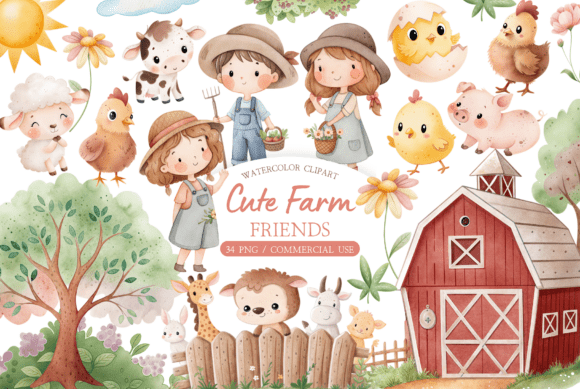 Download Cottagecore Little Farm PNG Set - Png Collection