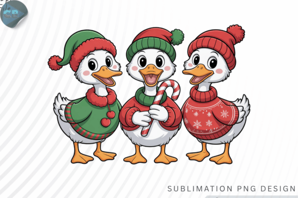Download Christmas Goose PNG Design - Png Collection