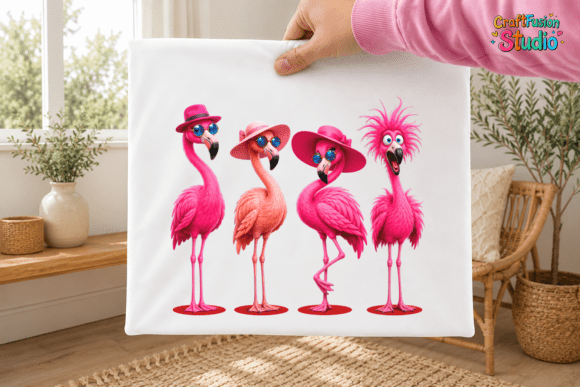 Download Funny Flamingos Summer Fashion PNG - Png Collection