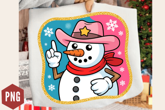 Download Funny Christmas Snowman PNG Design - Png Collection