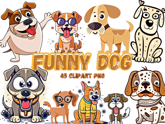 Download 45 Funny Dog Clipart Sublimation PNG - Png Collection