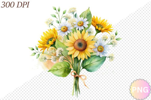 Download Watercolor Sunflower PNG Clipart - Png Collection