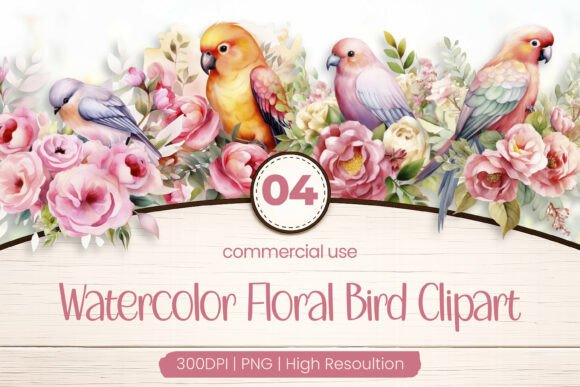 Download Floral Bird Clipart PNG - Png Collection