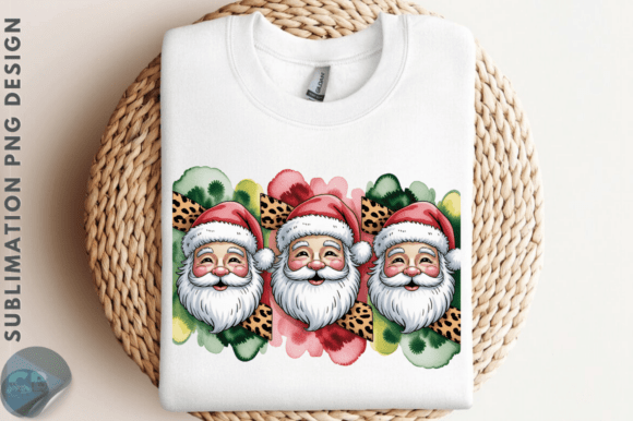 Download Preppy Brushstroke Christmas Santa PNG - Png Collection