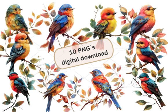 Download Bird Illustration Clipart, PNG 4S-3 - Png Collection
