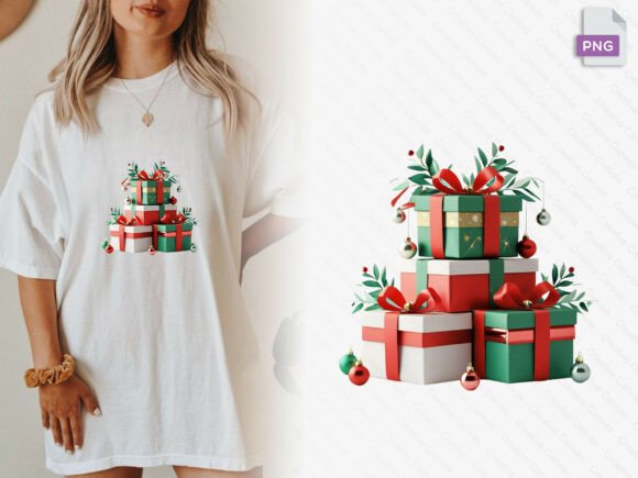 Download Christmas Gift Stack Png - Png Collection