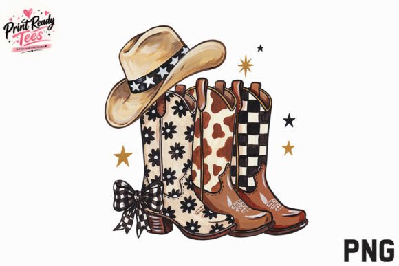 Download Western Cowgirl Boots and Hat PNG - Png Collection