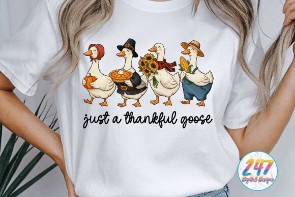 Download Funny Thanksgiving Thankful Goose PNG - Png Collection