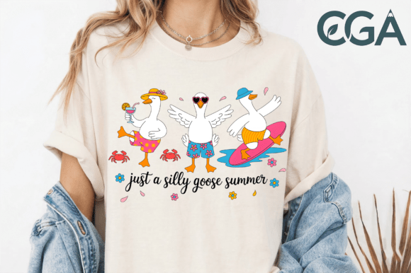 Download Retro Silly Goose Summer PNG - Png Collection