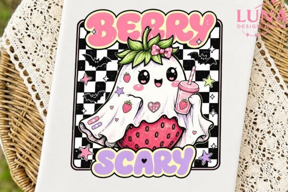 Download Berry Scary Ghost Strawberry PNG - Png Collection