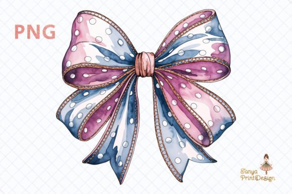 Download Purple &amp; Pink Gradient Bow Clipart PNG - Png Collection