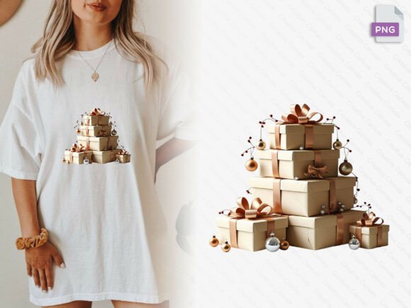 Download Christmas Gift Stack Png - Png Collection