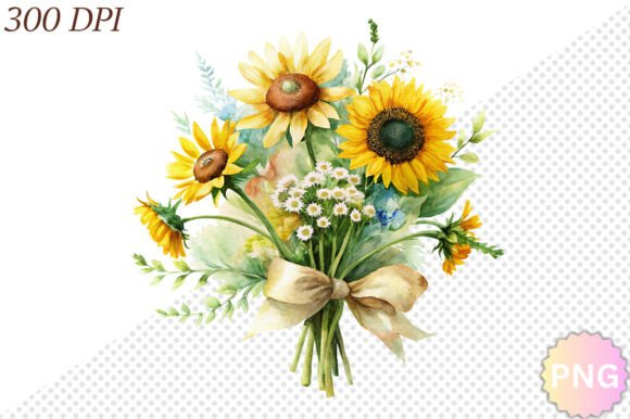 Download Watercolor Sunflower PNG Clipart - Png Collection